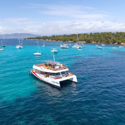 Sortie catamaran iles de Lérins depuis Nice