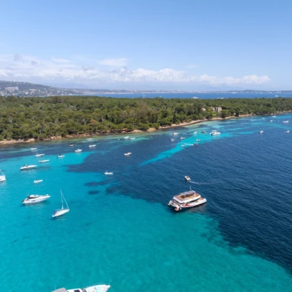 Balade en catamaran Esterel et iles de Lérins