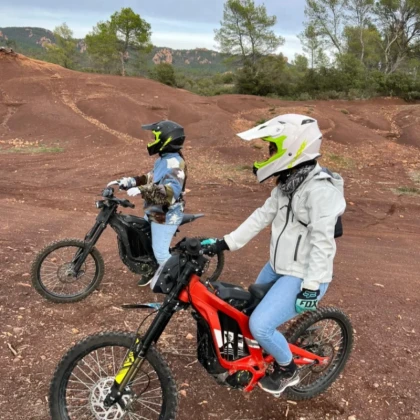 Moto tout terrain Côte d'Azur