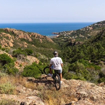 VTT électrique tout terrain Côte d'Azur