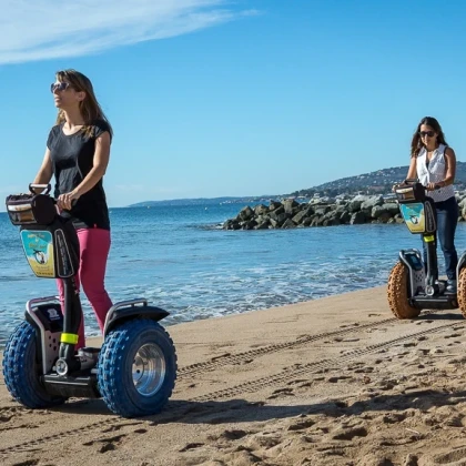 Vacances de printemps à Fréjus Segway en famille