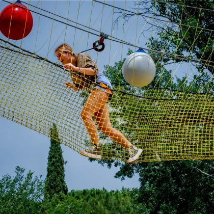 Accrobranche journée du personnel avec famille spécial comité d'entreprise