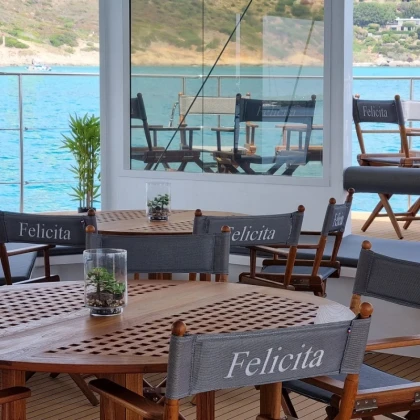 Soirée diner catamaran sortie CSE Saint-Raphaël