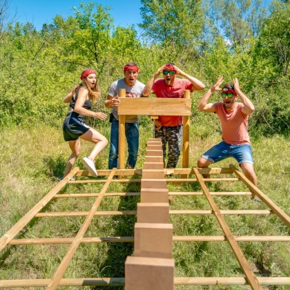 Jeux d'aventure pour une journée du personnel sur la Côte d'Azur