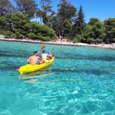 Location kayak de Cannes aux îles de Lérins