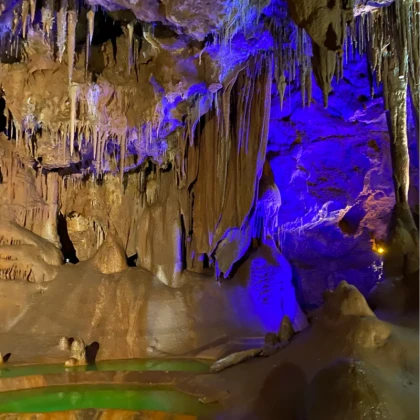 Visite de la baume obscure Saint-Vallier