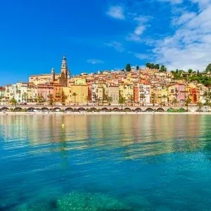 Menton sud de la France