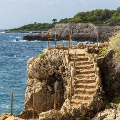 Sentier du littoral cap d'Antibes