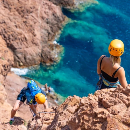 Via cordata au Dramont saint Raphaël