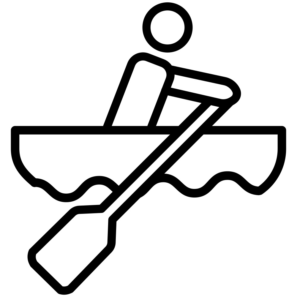 logo Canoë kayak en lac