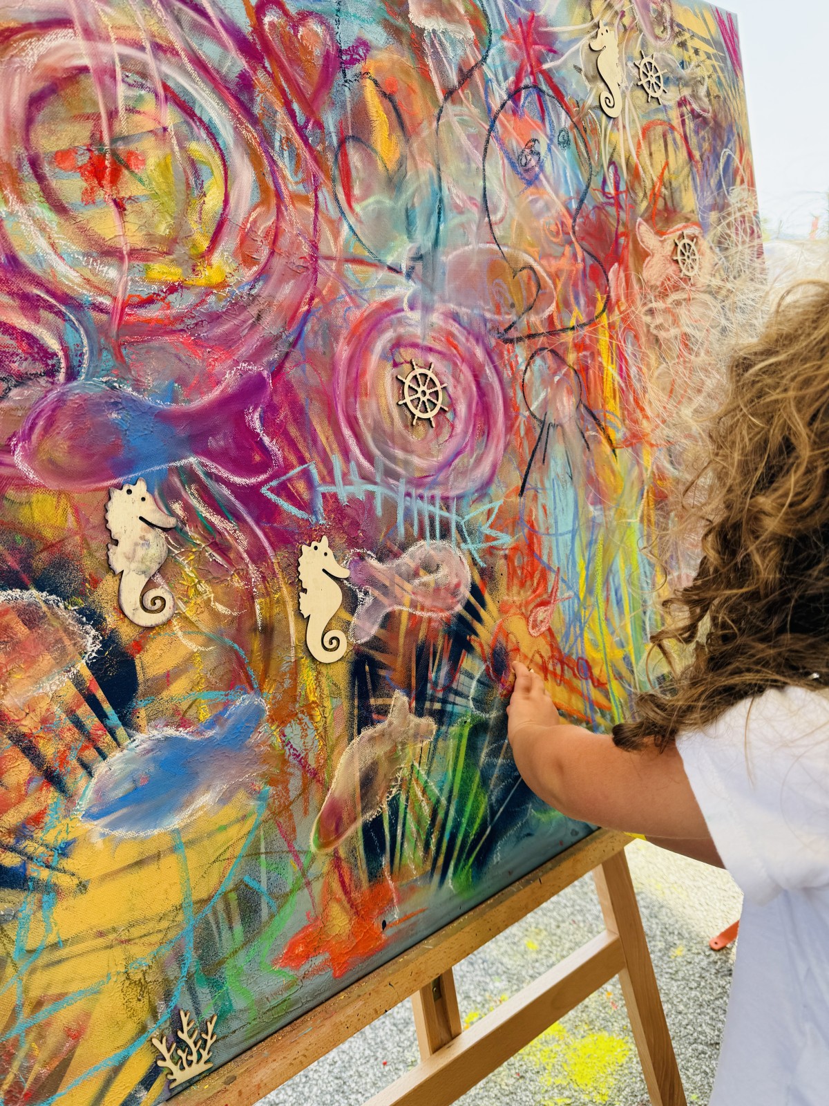 Animation : Live Painting participatif - Expérience Côte d'Azur