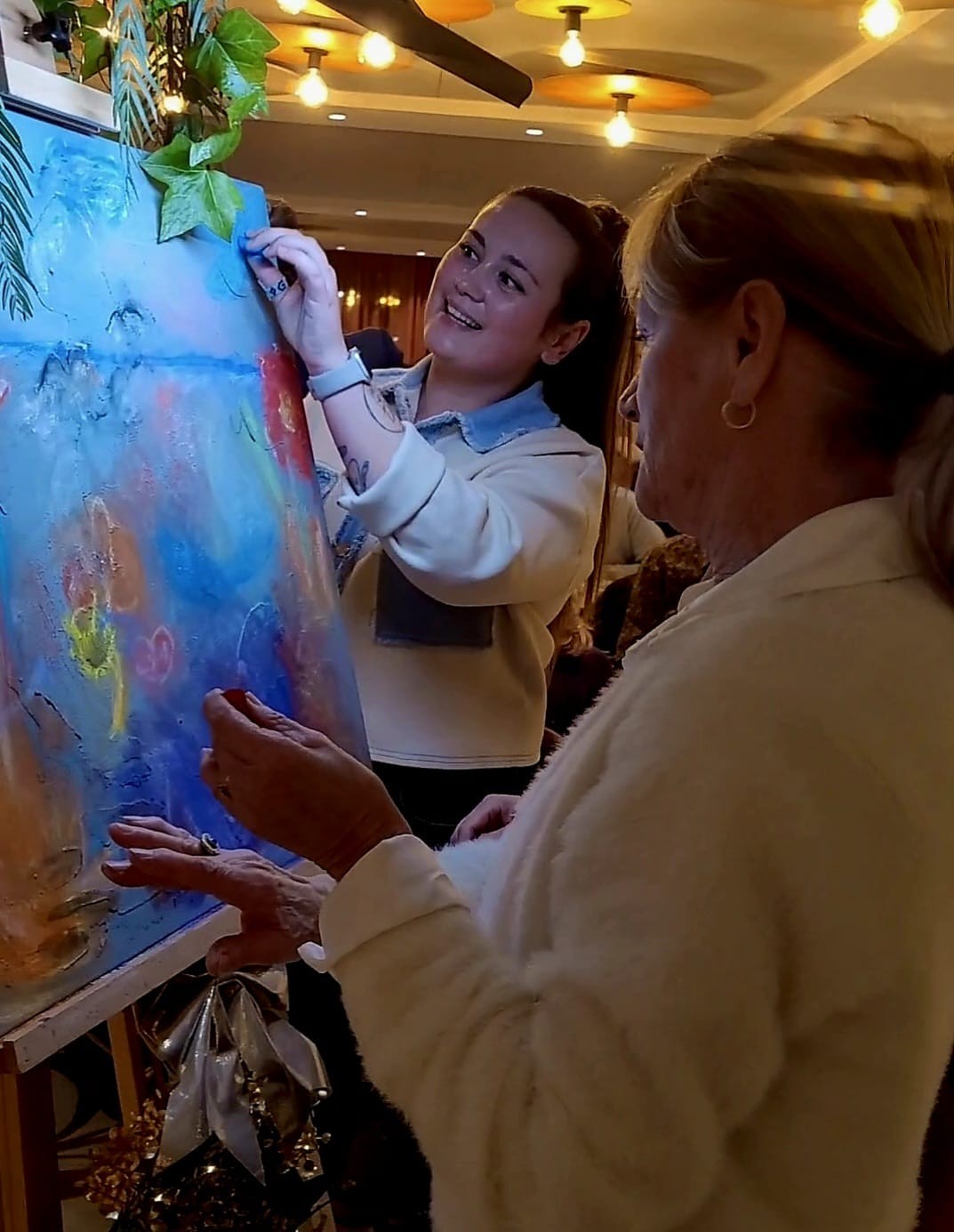 Animation : Live Painting participatif - Expérience Côte d'Azur