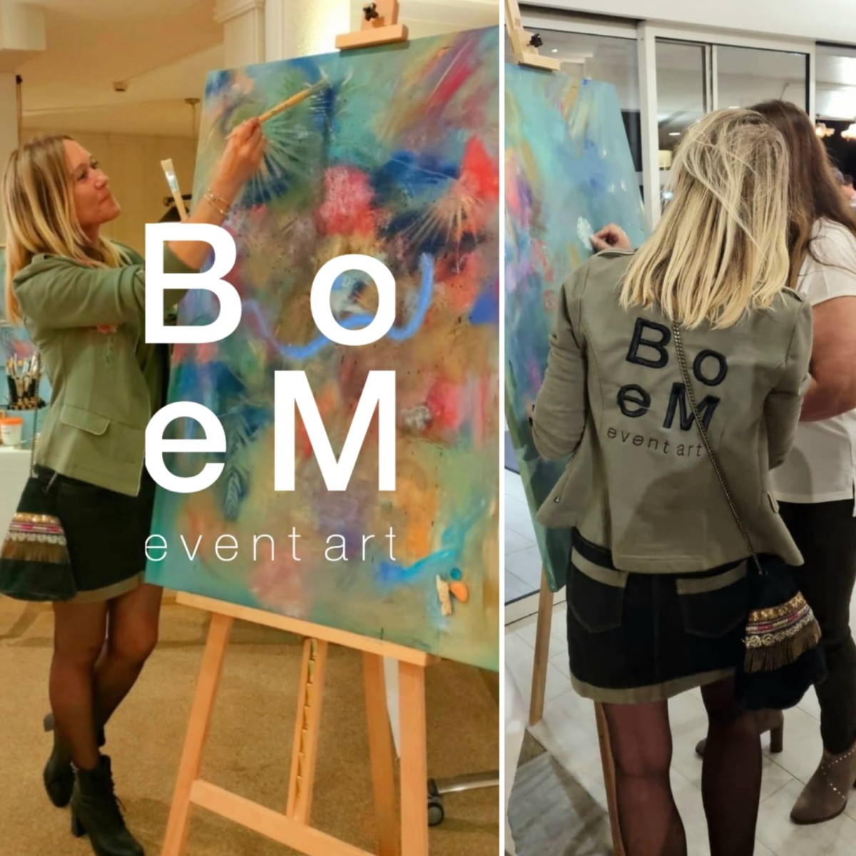 Animation : Live Painting participatif - Expérience Côte d'Azur