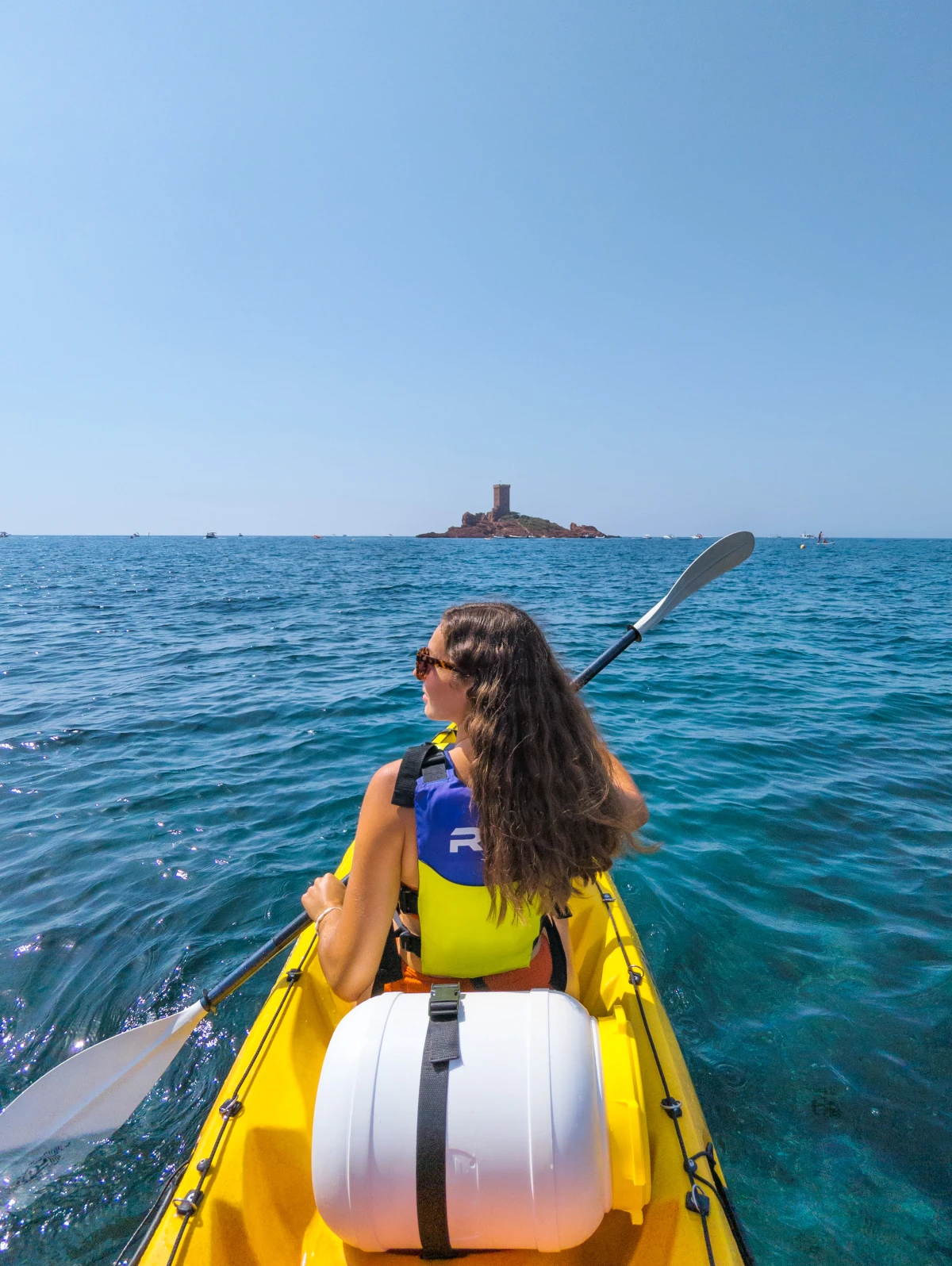 Après-midi transat et kayak face à l'île d'Or - Spécial EVG/JF - Expérience Côte d'Azur