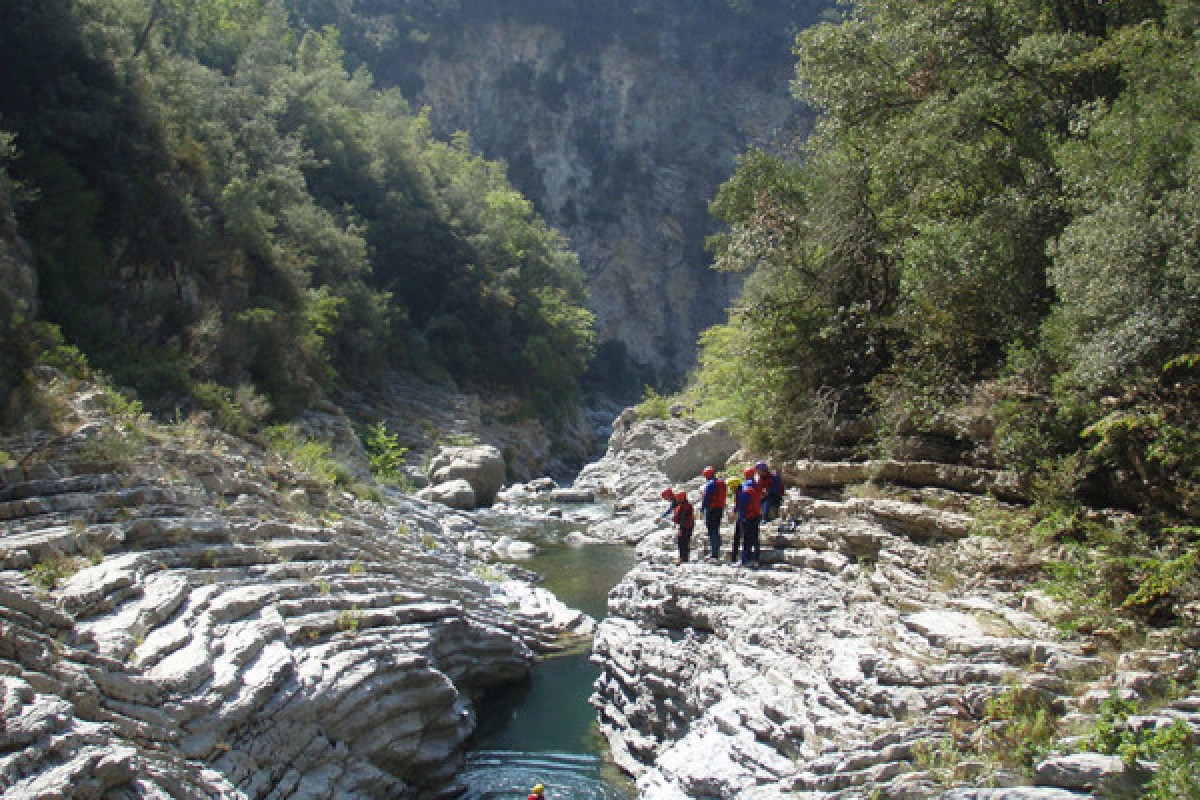 Canyon de rio barbaira - italie - Expérience Côte d'Azur