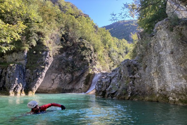 Canyon de Saint Auban - Niveau 2 - Intermédiaire - Expérience Côte d'Azur