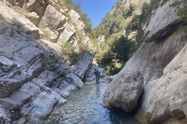 Canyon du Gours du Ray - Niveau 1 - Débutant - Expérience Côte d'Azur