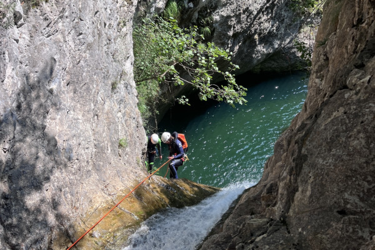 Canyon La Bollène - Niveau 3 - Expert - Expérience Côte d'Azur