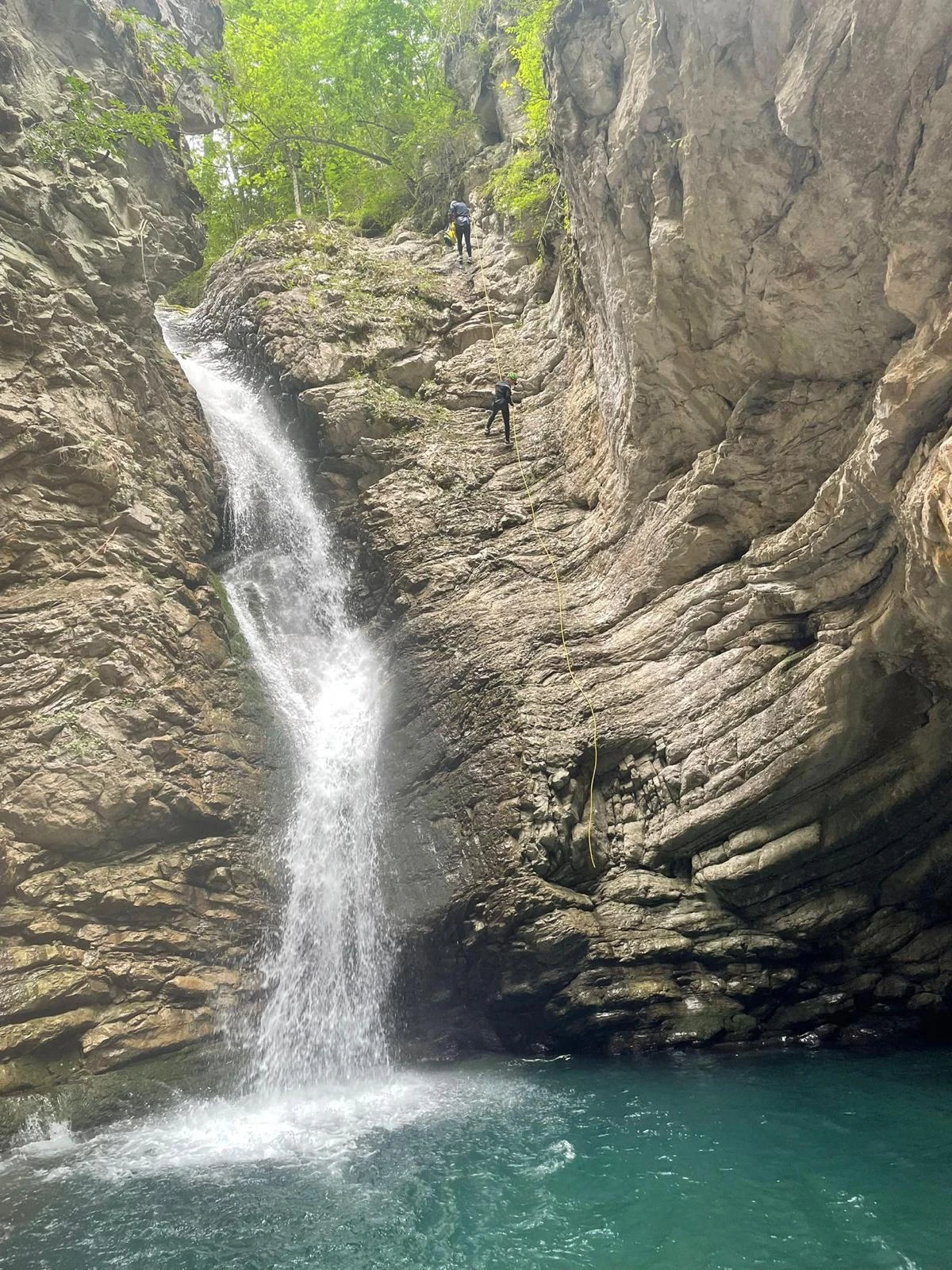 Canyoning Technique : La Lance - Expérience Côte d'Azur