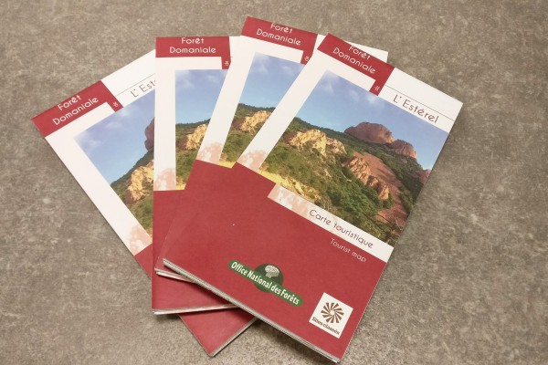 Carte ONF - Forêt domaniale de l'Estérel - Expérience Côte d'Azur