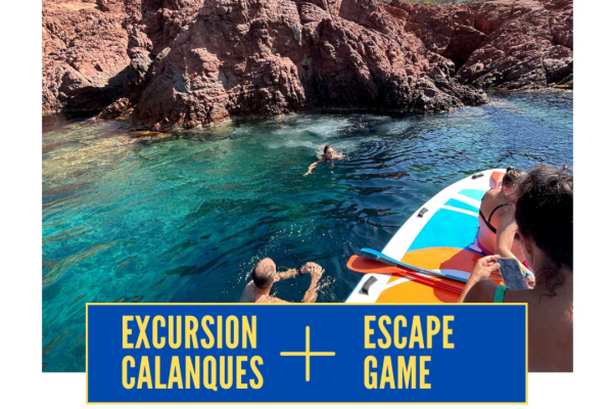 COMBO FULL DECOUVERTE : Excursion Calanques + Escape Game - Expérience Côte d'Azur