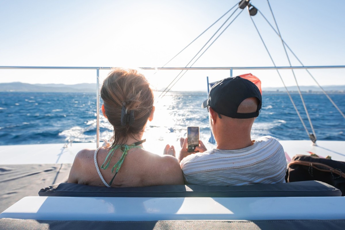 Catamaran St Raphaël - Coucher de soleil - Cap Dramont & Ile d'Or - Expérience Côte d'Azur
