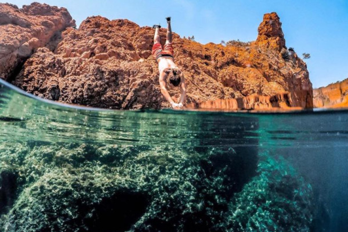 plongeon calanques de l'Estérel