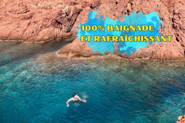 Excursion calanques de l'Estérel en Paddle Géant - Expérience Côte d'Azur