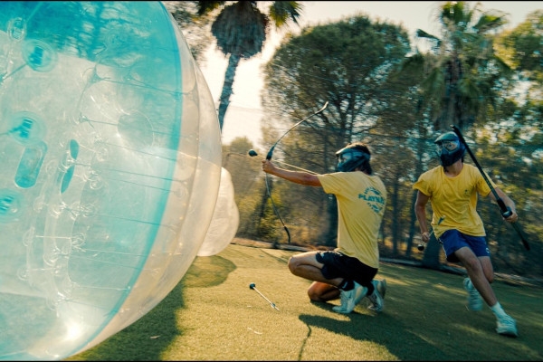 Fun games -Bubble foot et Archery games - Puget sur Argens - Expérience Côte d'Azur