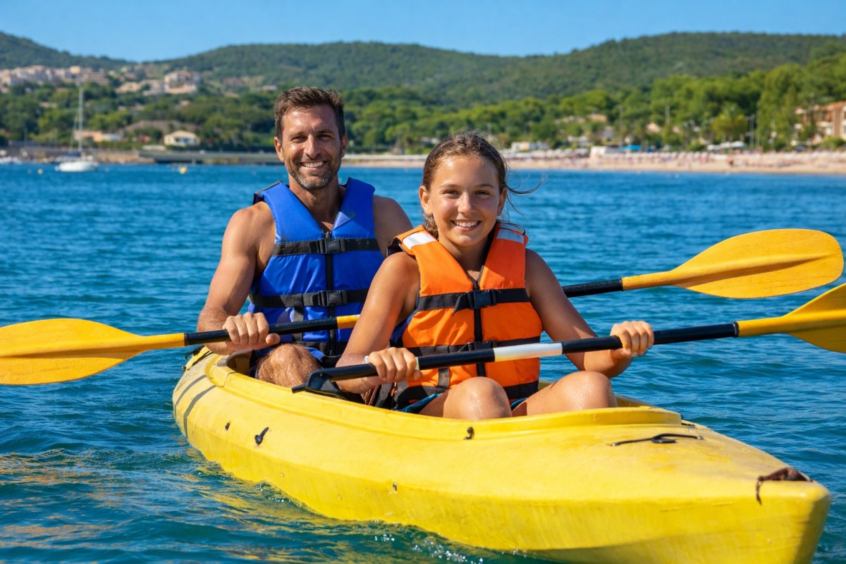 Kayak sur la baie d'Agay - Expérience Côte d'Azur