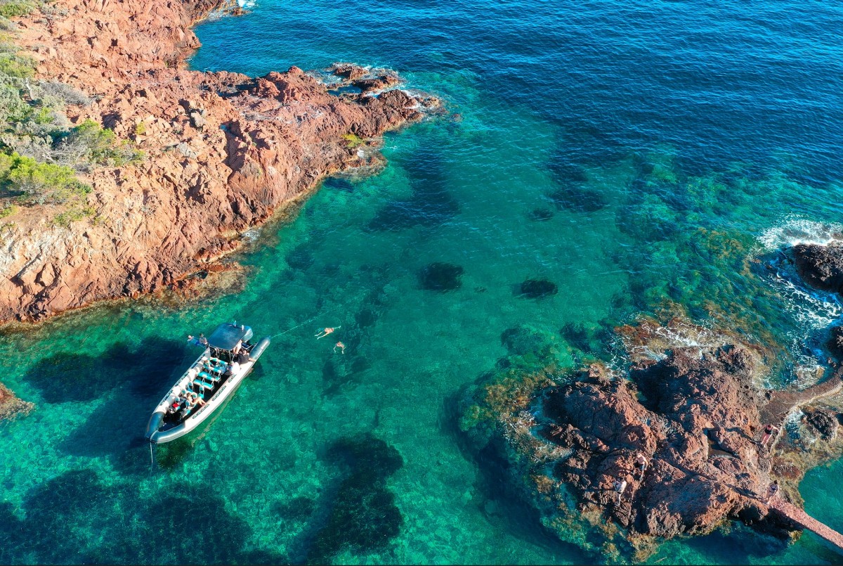 Les Calanques de l'Esterel - Départ Fréjus - Semi rigide - Expérience Côte d'Azur