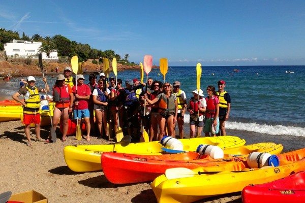 Location de kayak de mer - littoral de l'Estérel - Expérience Côte d'Azur