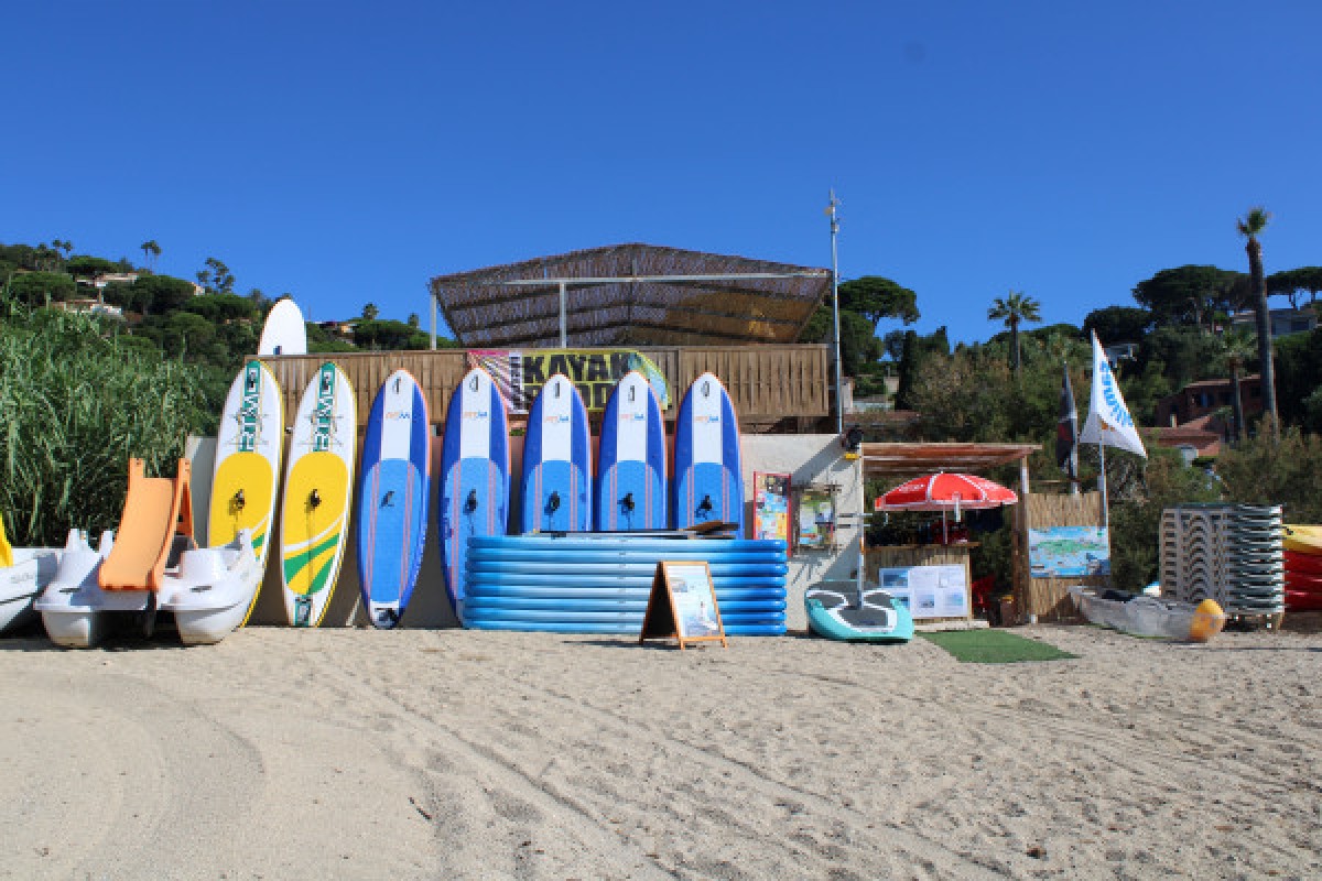  Location de Stand Up Paddle géant  - plage de la Madrague - Expérience Côte d'Azur