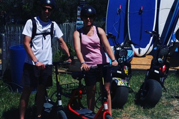 Location trottinette électrique au bord de mer - Saint Aygulf - Expérience Côte d'Azur