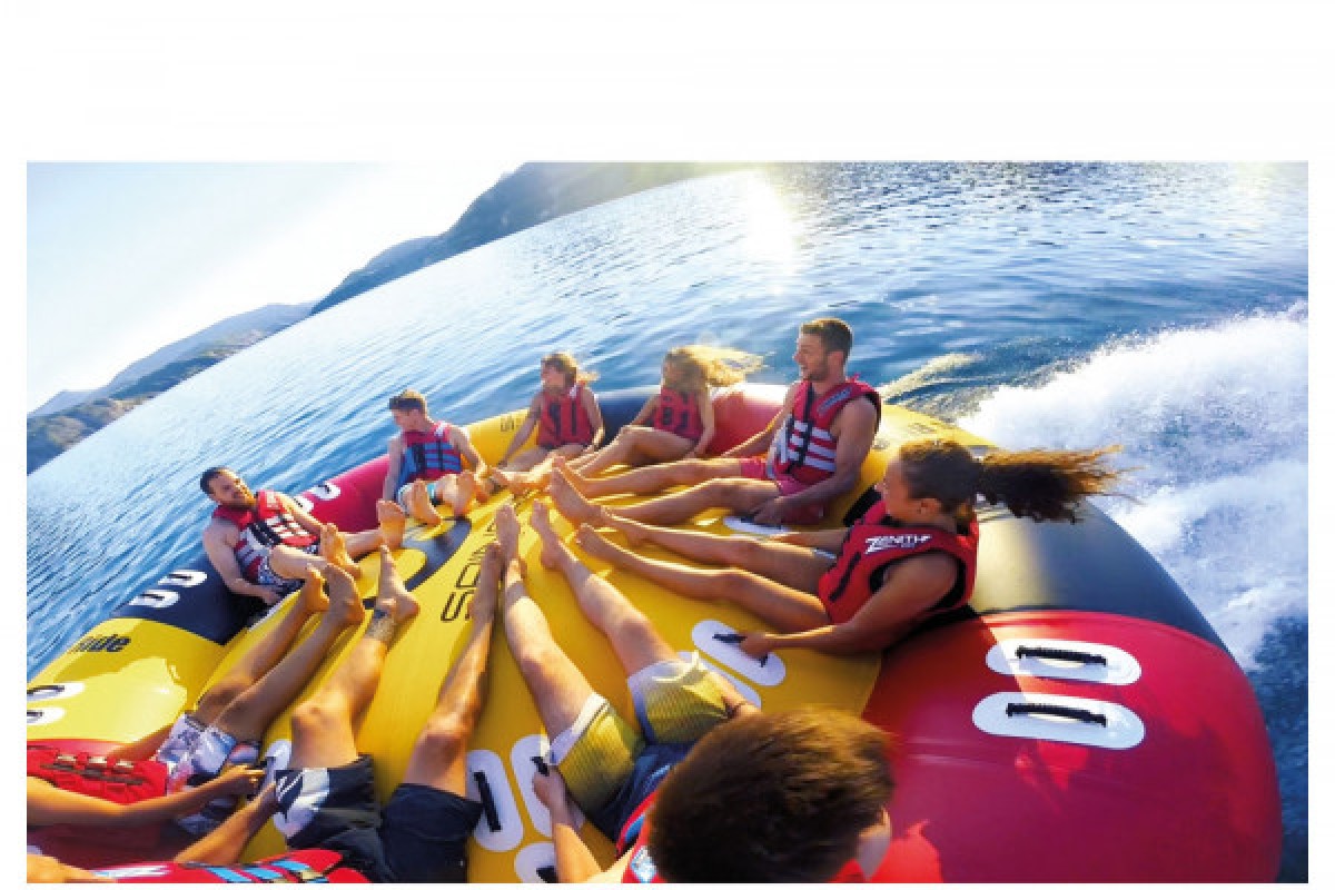 NOUVEAU ! Bouée tractée toupie endless ride - Agay - Expérience Côte d'Azur