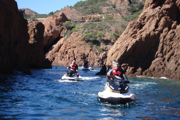 Randonnée accompagnée en jet ski - Cap Estérel 1h30 - Expérience Côte d'Azur