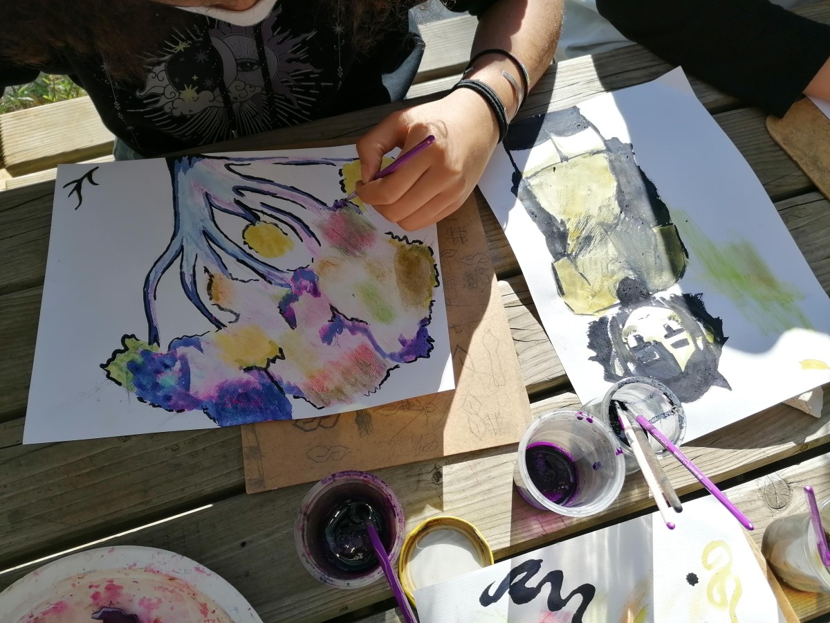 Sortie scolaire insolite Art et Nature : Arc-en-ciel du maquis ! - Expérience Côte d'Azur