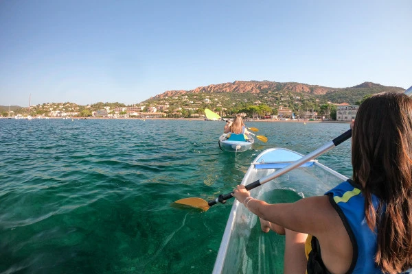 Expérience Côte d'Azur | Location Kayak transparent 1H ECA AGAY