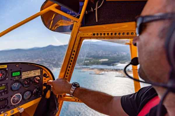 Expérience Côte d'Azur | Vol en ULM les Avions jaunes Fréjus - Baptême de l'air 15 mn