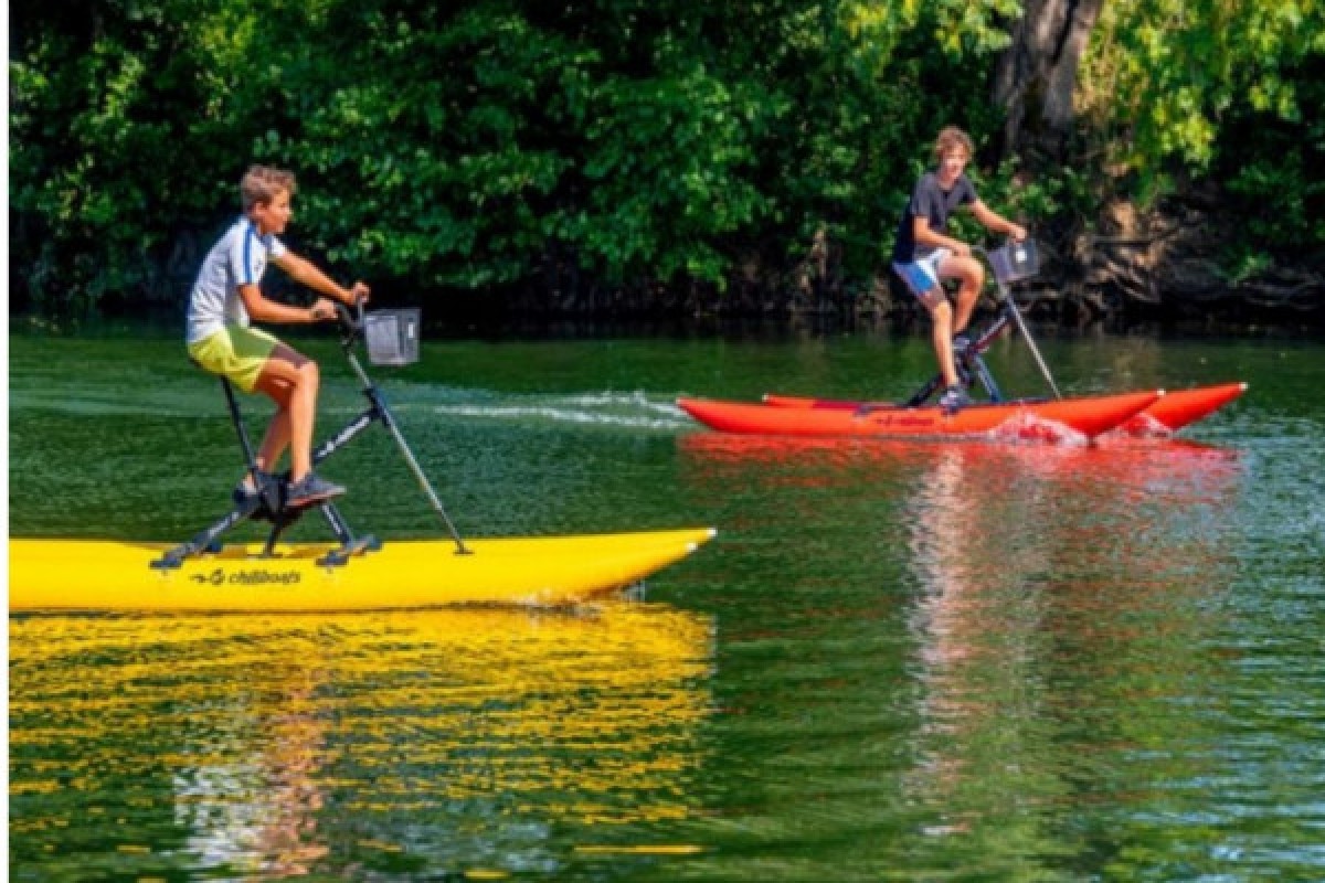 Waterbike sur la rivière de l'Argens - Saint Aygulf - Expérience Côte d'Azur
