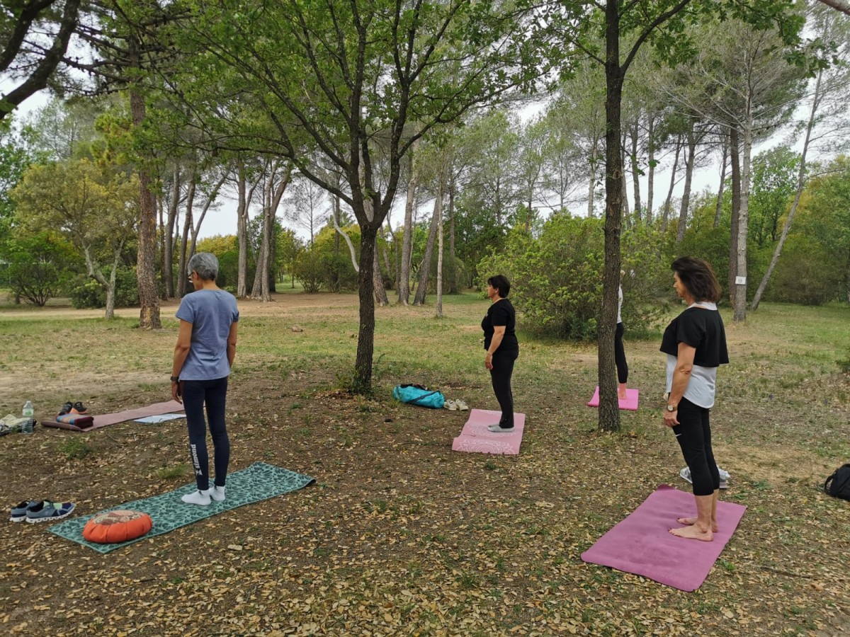 YOGA CONNECTE au parc de la villa Aurélienne. - Expérience Côte d'Azur